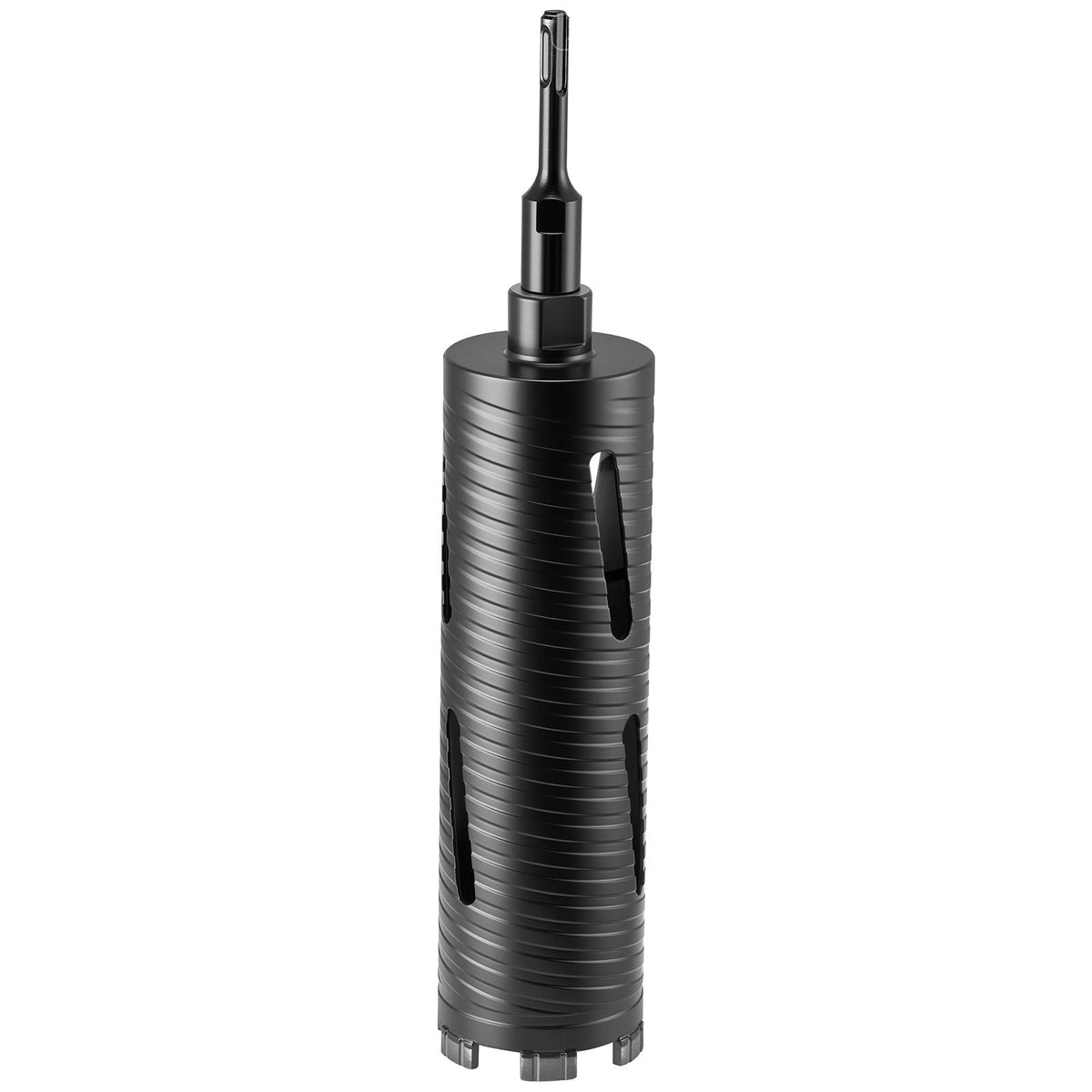 Core Drill Bit, 3 inch Diameter, 9-1/2 inch Drilling Depth, 5/8-11 Internal Thread, Diamond Dry Coring Bit with 3 Adapters, Pilot Drill and Hex Wrench, for Concrete, Red Bricks, and Masonry