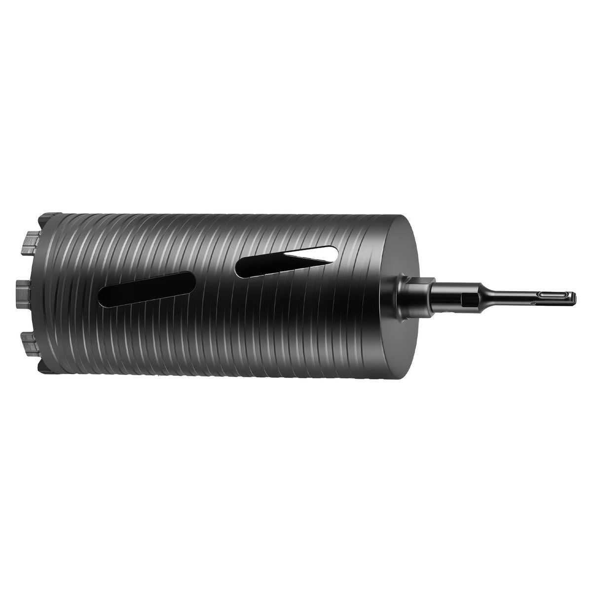 Core Drill Bit, 4-1/2 inch Diameter, 9-1/2 inch Drilling Depth, 5/8-11 Internal Thread, Diamond Dry Coring Bit with 3 Adapters, Pilot Drill and Hex Wrench, for Concrete, Red Bricks, and Masonry