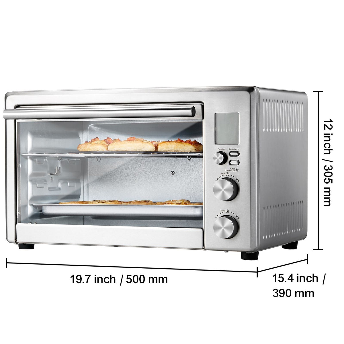 Countertop Convection Oven 28L Toaster Baker 10-IN-1 1800W for Home Use