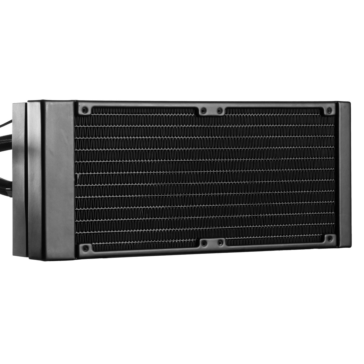 CPU Liquid Cooler, AIO CPU Water Cooler - 120mm PWN Fans, Pump, 1.8'' Display, Max. 2200RPM CPU Cooling Fan, Efficient Black PC Water Cooler for Intel 115X/1366/2011/1700/1200, AMD AM4/AM5