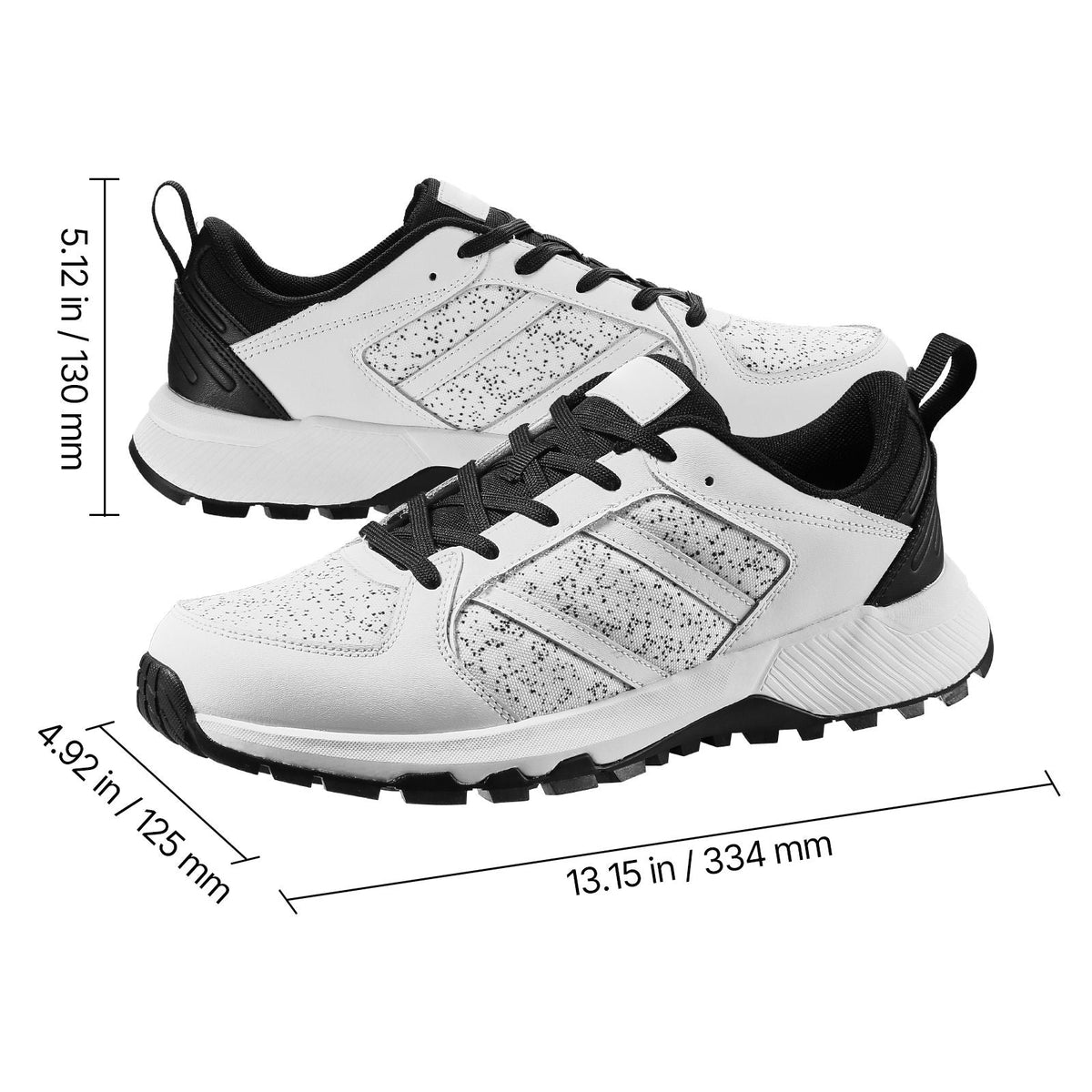 Cross Training Shoes, W Width Sneakers US Size 13, Wide Toe Box Shoes with Arch Support & Adjustable Lace-up, Training Shoes for Running, Gymnastics, Dog Walking, and Weightlifting (White)
