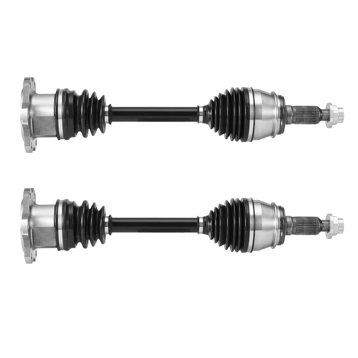 CV Axle Shaft Assembly, 2 Pieces Front Left & Right (Driver and Passenger Side), Automotive Replacement CV Axles Pair Compatible with 2007-2020 Cadillac Escalade, Alloy Steel & Carbon Steel