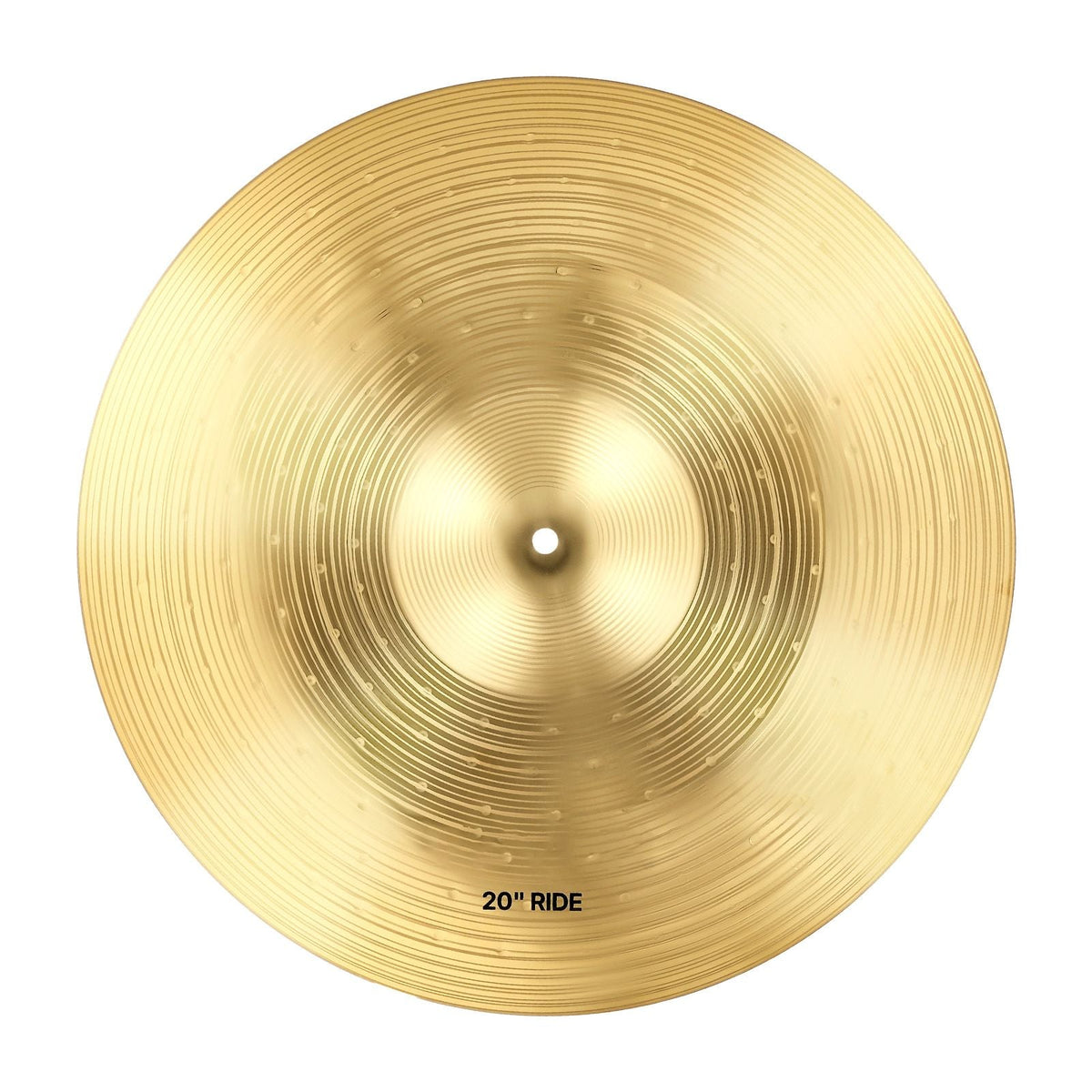 Cymbal Pack, 3 Pieces Cymbals for Drum Set, Alloy Cymbals Drum Set Includes 14-inch Hi-Hats, 16-inch Crash, 20-inch Ride, Drumsticks & Cymbal Bag, Alloy Cymbal Pack for Drummer, Bright Copper