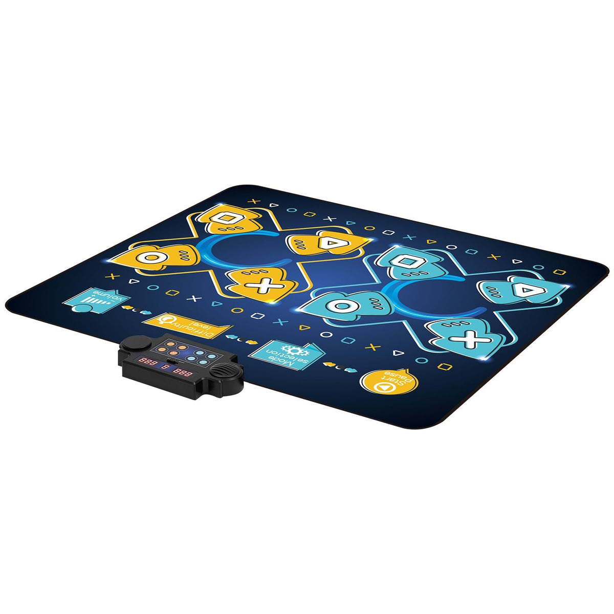 Dance Mat, 8-Button Dance Mixer Rhythm Step Play Mat, Electronic Dance Pad with Single/Two Player Modes, Adjustable Volume, Built-in Music, 8 Challenge Levels, Toys Gifts for 3+ Year Old Girls