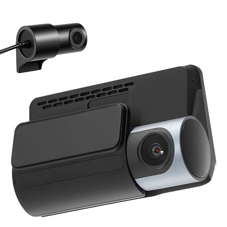 Dash Cam Front and Rear, 4K+1080P, WiFi APP Control, Dual Channel Dash Camera for Cars with Built-in GPS, G-Sensor, Front 123° & Rear 125°, 3" Large Screen, Loop Recording, and Parking Mode