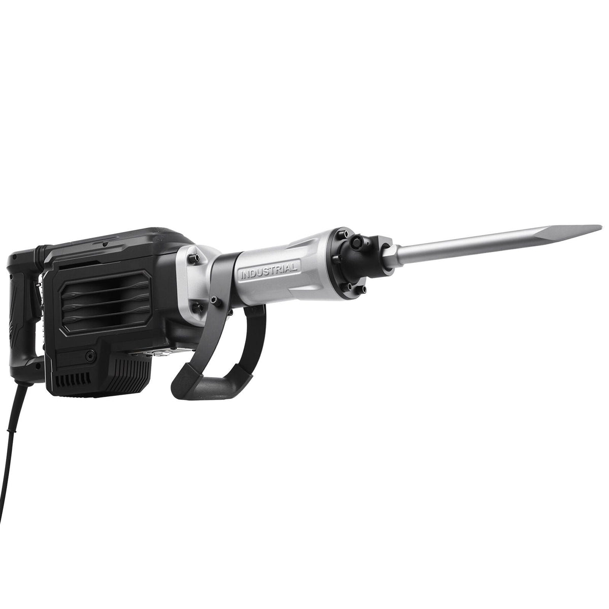 Demolition Jack Hammer, 2800 W Powerful Electric Jackhammer, 1200 BPM Concrete Breaker with a Point Chisel, a Flat Chisel, Carrying Case, Gloves, for Concrete, Wall, Brick, Tile and Foundation