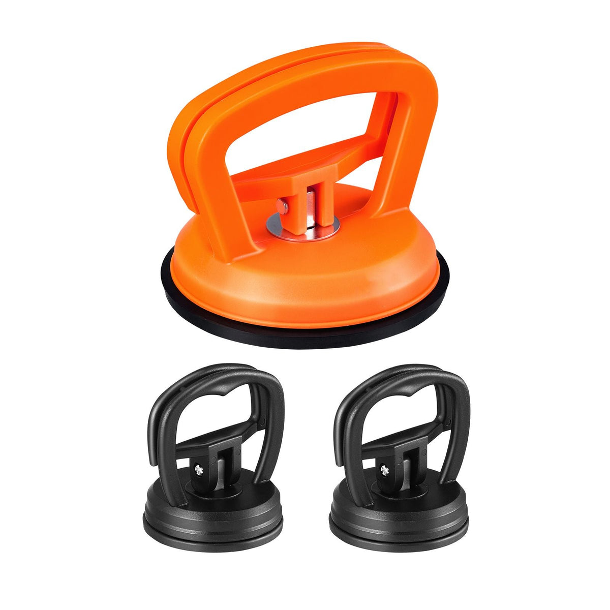 Dent Removal Kit, 3 Packs Suction Cups, Dent Puller Handle Lifter with Gloves and Cloth, Paintless Car Dent Puller Remover for Car Dent Repair, Glass, Tiles, Mirror Lifting and Moving