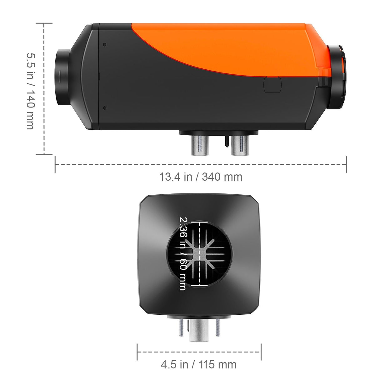 Diesel Air Heater 12V 2KW LCD Display Remote Control for Car Bus RV