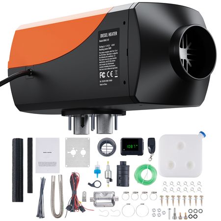 Diesel Air Heater, 12V 5KW Diesel Heater with Remote Control and LCD, 10L Fuel Tank Diesel Parking Heater, Rapid Heating and Low Noise for RV Trailer Camper Van Boat