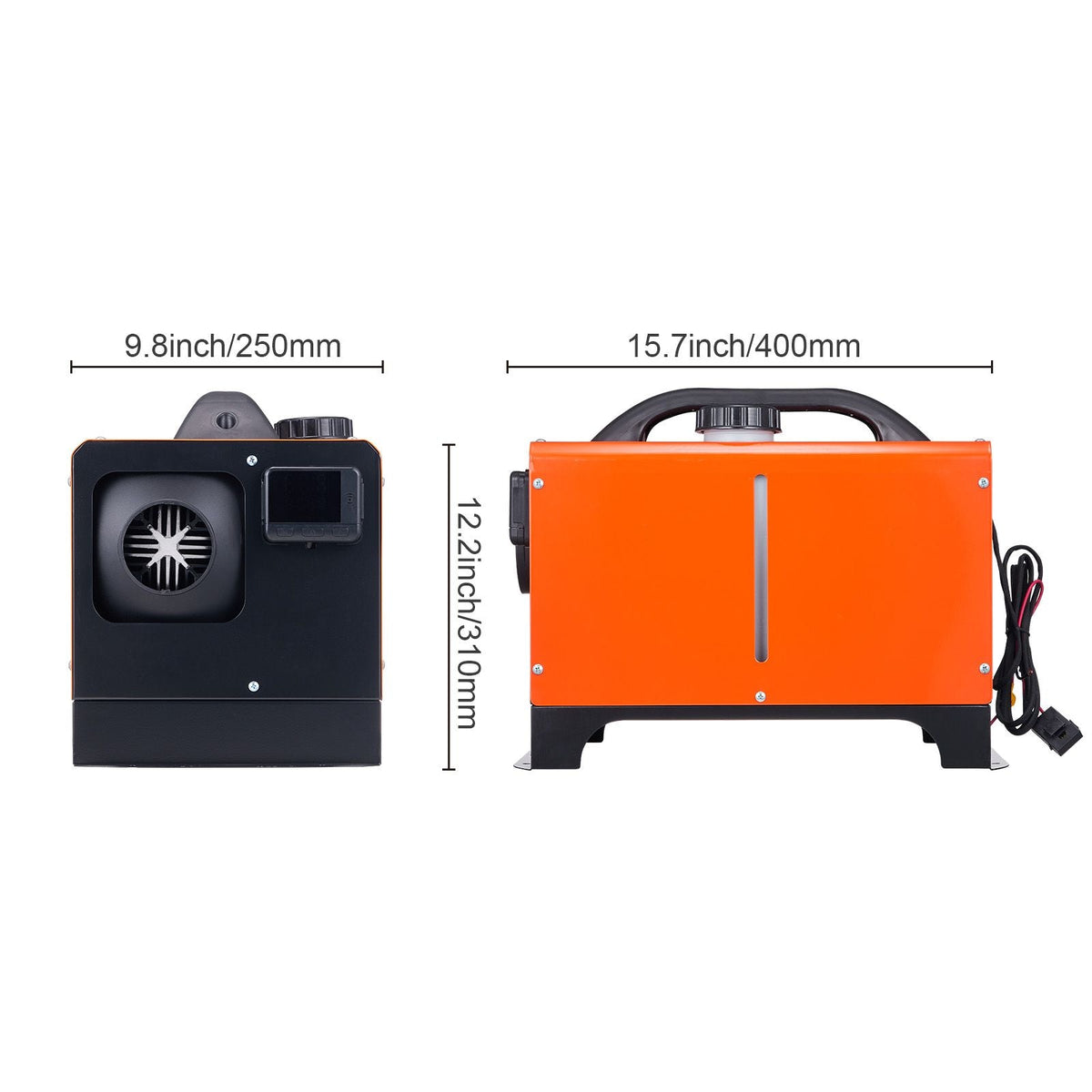 Diesel Air Heater, 12V 8KW All-on-one Diesel Heater with Remote Control and LCD Display, 5L Fuel Tank Portable Diesel Parking Heater, Rapid Heating for RV Trailer Camper Van Boat