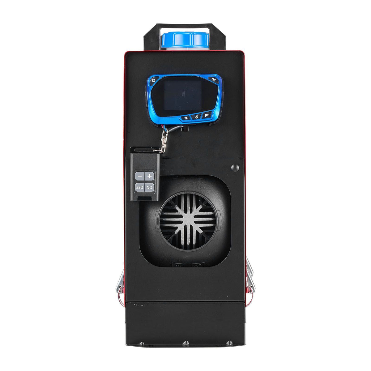Diesel Air Heater, 8 kW DC12-24V, Fast Heating Diesel Parking Heater with Remote Control and Blue LCD Switch, Low Noise, Pre-Heating Function, for RV, Truck, Camper, Van, Boat and Trailer
