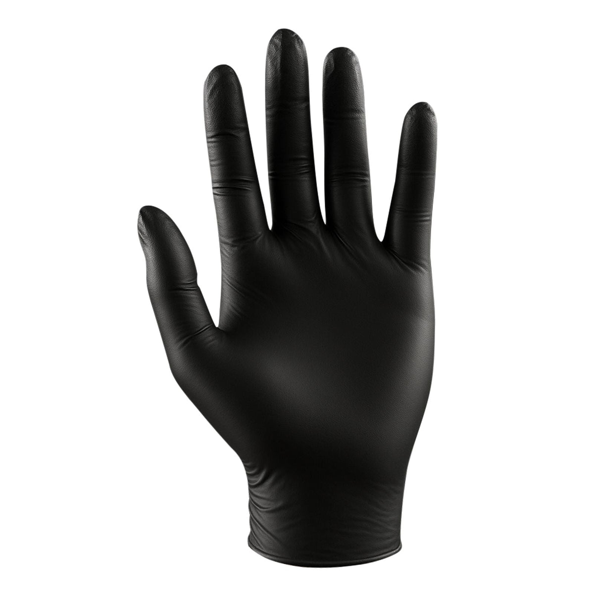 Disposable Gloves, 4.5 Mil Black Nitrile Gloves with Textured Fingertips, Latex & Powder-Free, Food-Grade, Puncture Resistance, Ideal for Medical Exams, Cooking and Cleaning, 100 Count, Large
