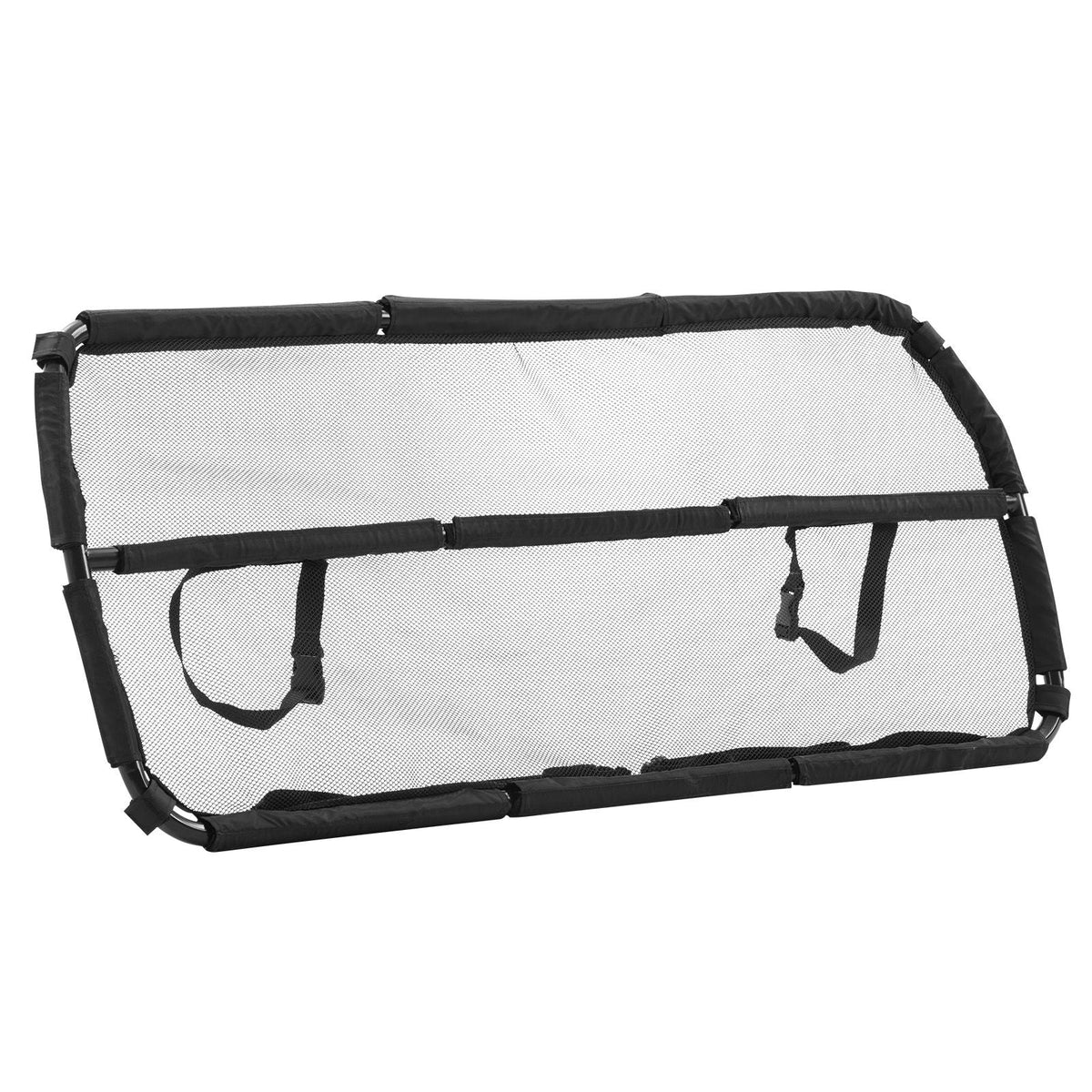Dog Car Barrier, 46" Wide Car Divider for Cargo Area, Vehicle Pet Barrier with See Through Net Mesh, Universal-Fit Dog Car Barrier for Small-Sized SUVs, Trucks and Vehicle, Black
