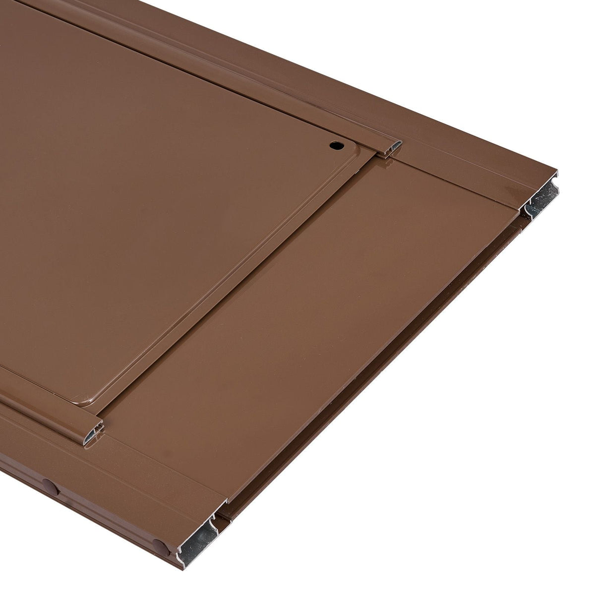 Dog Door for Sliding Glass Door, 75 7/8 to 80 11/16 in Adjustable Height, Aluminum Alloy Frame with Rotating Hinges, Lock Design, 13 5/8 x 23 5/8 in Flap, Sliding Glass Pet Door for Renters