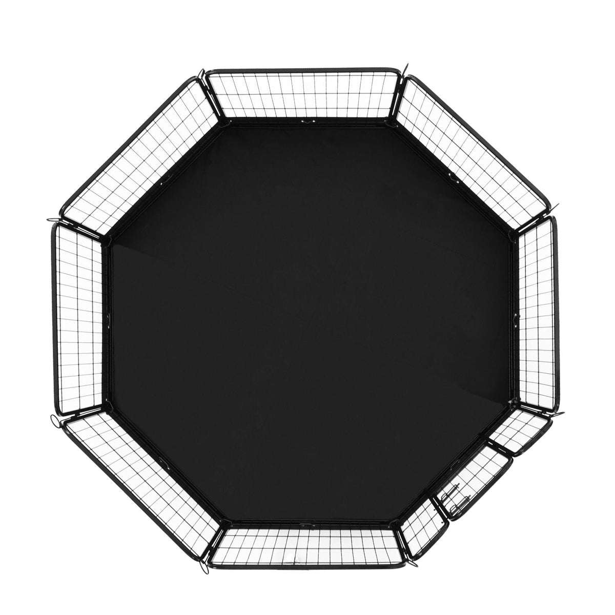 Dog Playpen, 8 Pcs 24 x 24 in Panels Foldable Metal Pet Exercise Pen, Dog Fence Indoor and Outdoor Pen with Door, Storage Bag and Bottom Pad, Pet Playpen for Dogs, Cats and Other Small Animals