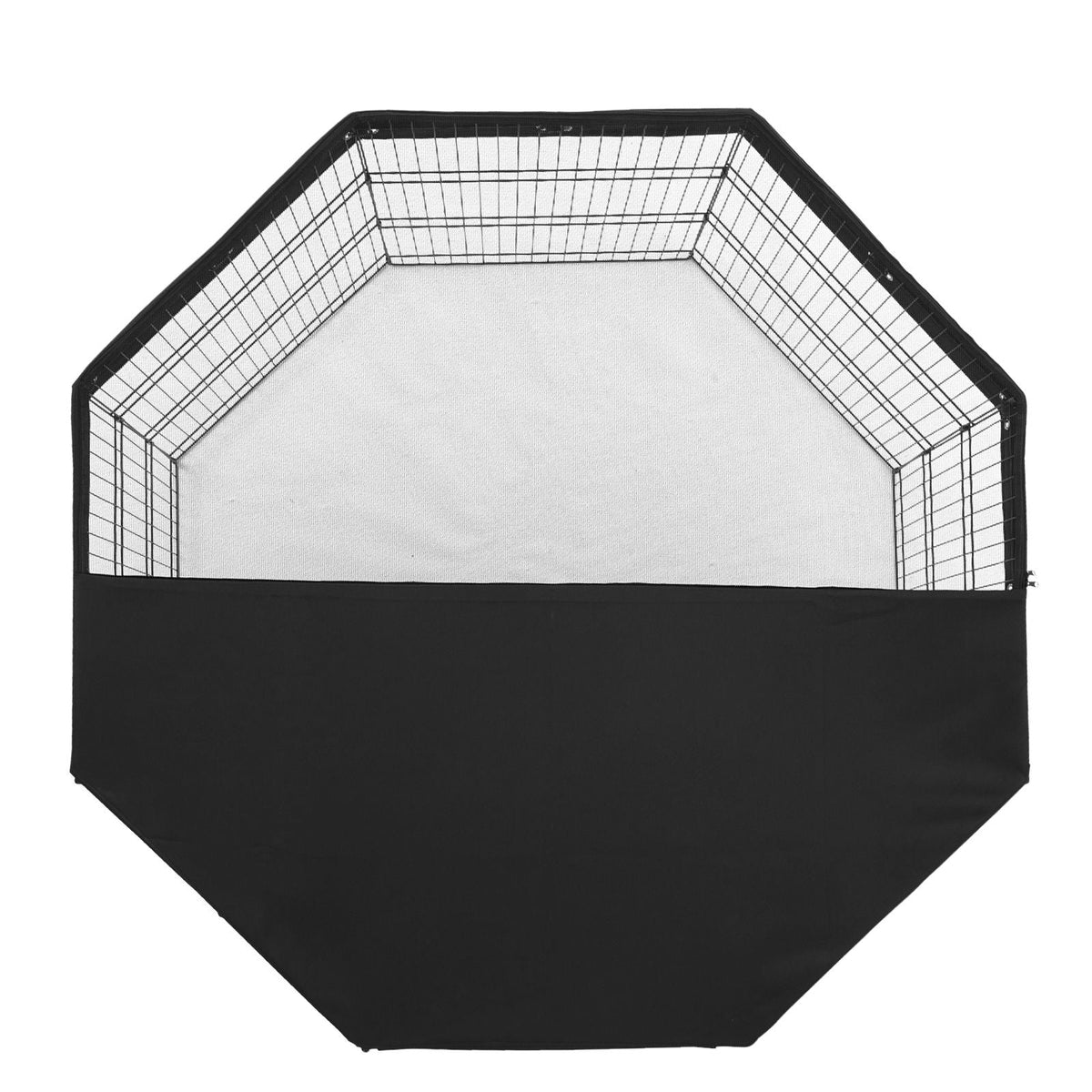 Dog Playpen, 8 Pcs 30"H x 24"W Panels Foldable Metal Pet Exercise Pen, Dog Fence Indoor and Outdoor Pen with Door, 600D Oxford Fabric Top Cover, Pet Playpen for Dogs, Cats, Other Small Animals