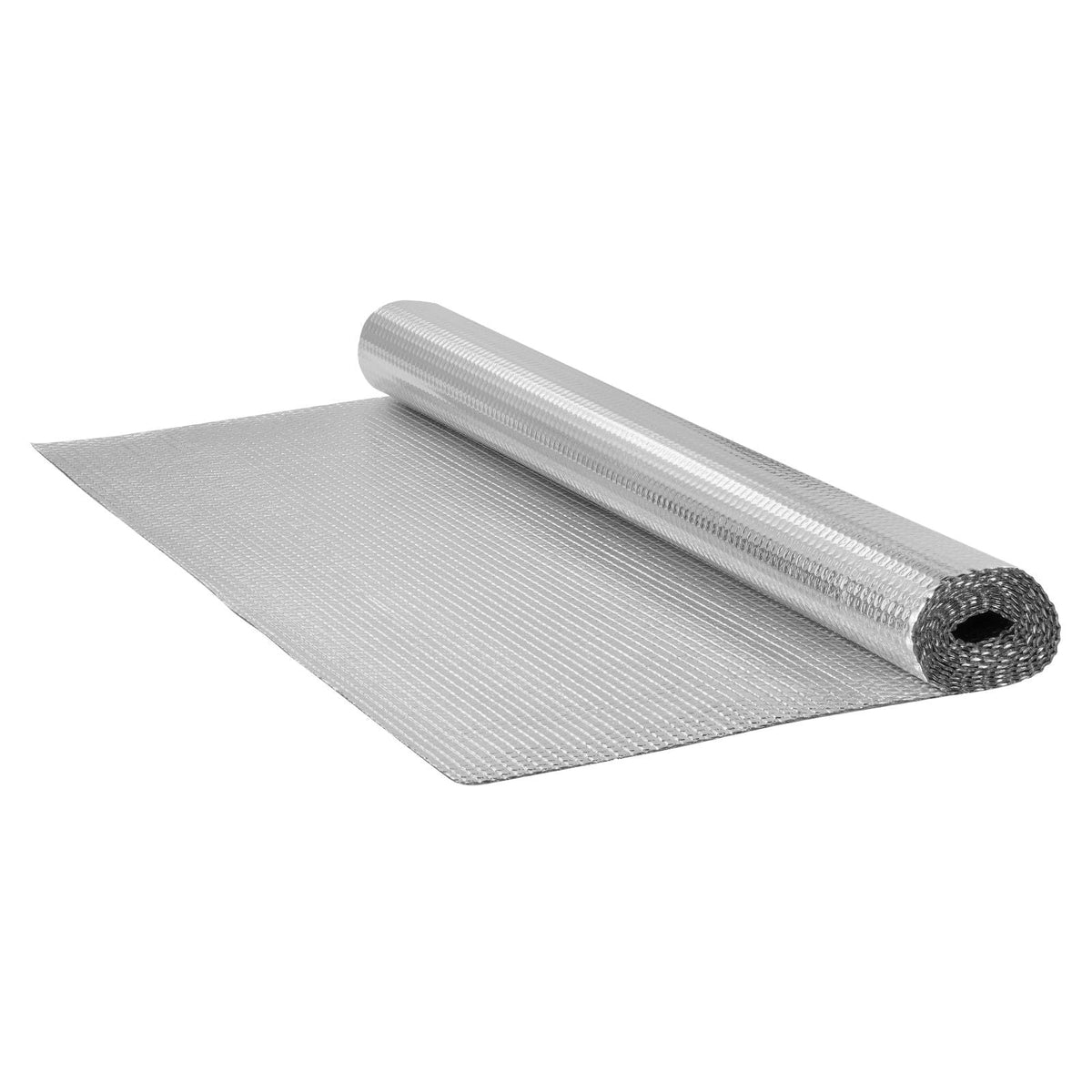 Double Reflective Insulation Roll, Air Bubble Film Radiant Barrier, 3.2 mm 48 in x 10 ft, Double-Sided Aluminum Foil Bubble Heat Reflective Shield, Thermal Insulation Roll for Window RV Roof