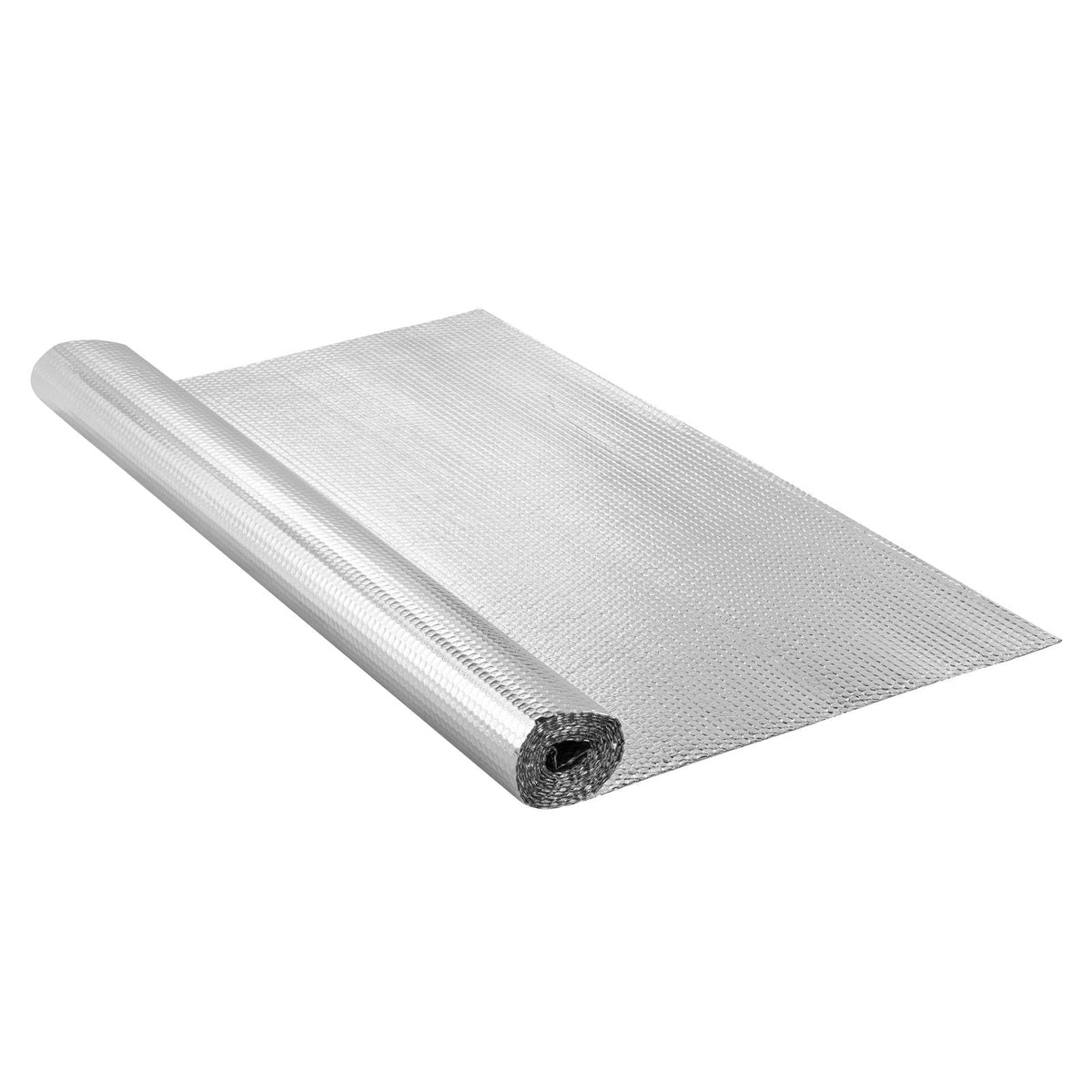 Double Reflective Insulation Roll, Air Bubble Film Radiant Barrier, 3.2 mm 48 in x 10 ft, Double-Sided Aluminum Foil Bubble Heat Reflective Shield, Thermal Insulation Roll for Window RV Roof