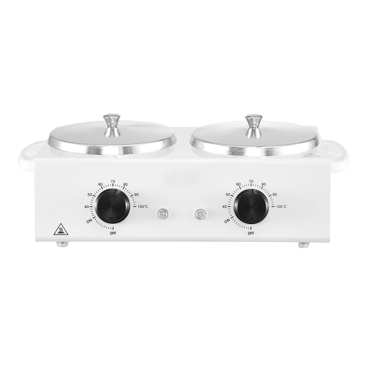 Double Wax Warmer, 1200ML Professional Dual Wax Warmer for Hair Removal, 32 - 212 F Adjustable Electric Waxing Heater Pot with 50PCS Waxing Sticks for Home Use, Beauty Salon, Spa