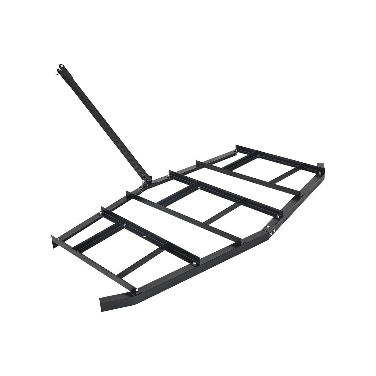 Drag Harrow, 84" Width Tow Behind Drag Harrow, Q235 Steel Driveway Grader with Adjustable Bars & Pin Hitch, Support up to 50 lbs, Tractor Driveway Harrow for ATVs, UTVs, Garden Lawn Tractors