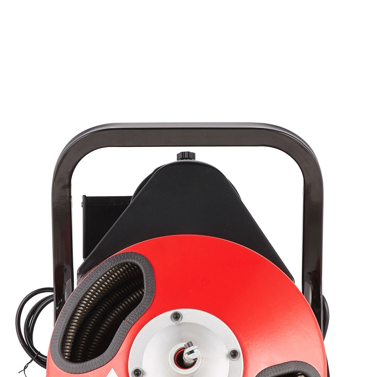 Drain Cleaner Machine 50FT x 1/2 Inch Manual Feed Snake Auger with Wheels