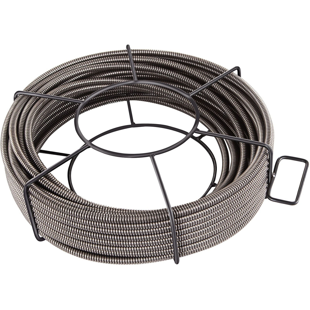 Drain Cleaning Cable 50 Feet x 1/2 Inch Solid Core Cable Sewer Cable Drain Auger Cable Cleaner Snake Clog Pipe Drain Cleaning Cable Sewer Drain Auger Snake Pipe