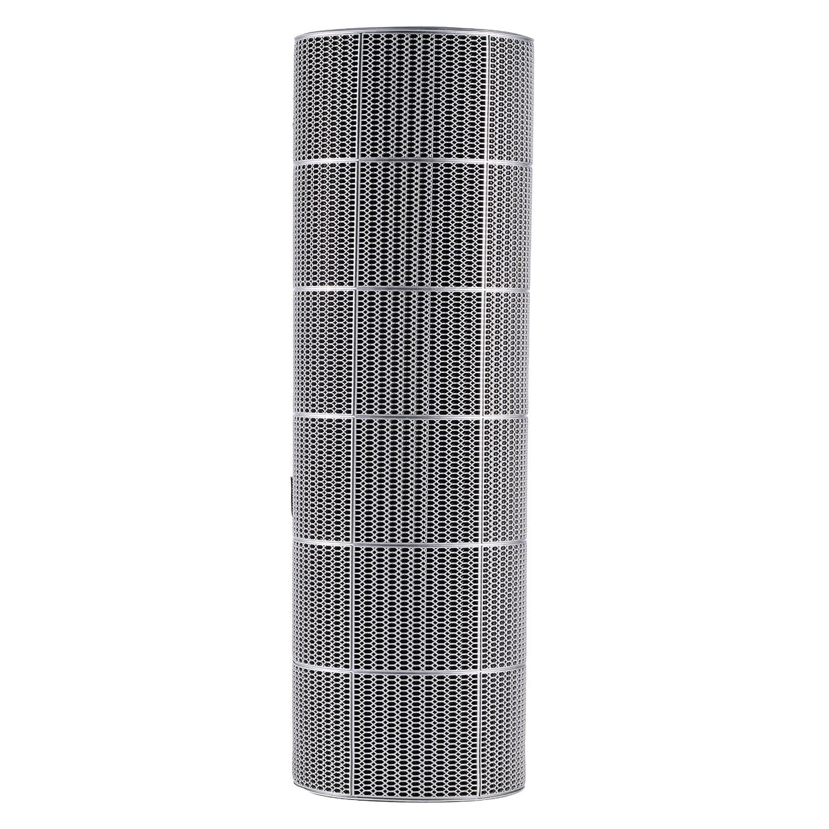 Drainage Mat, 3 x 50 ft, PVC Non Slip Commercial Floor Mat, Wet Area Water Drain Splash Matting Hollow Doormat Roll, for Outdoor Indoor Restaurant Swimming Pool Patio Bathroom Washroom, Gray
