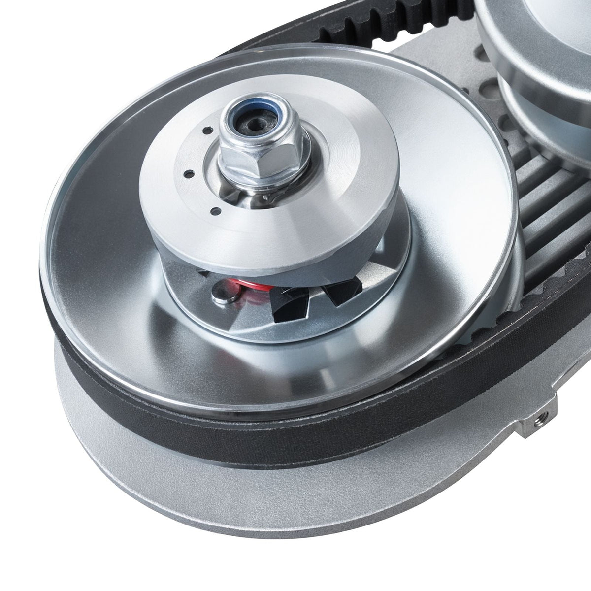 Drive Clutch, 2-8HP Engine, 2000 RPM High-Strength Drive Clutch with Asymmetric Designed Wheels & Robust Rubber Belt, Sturdy & Durable Clutch with Full Accessories, Fit for Various Engines