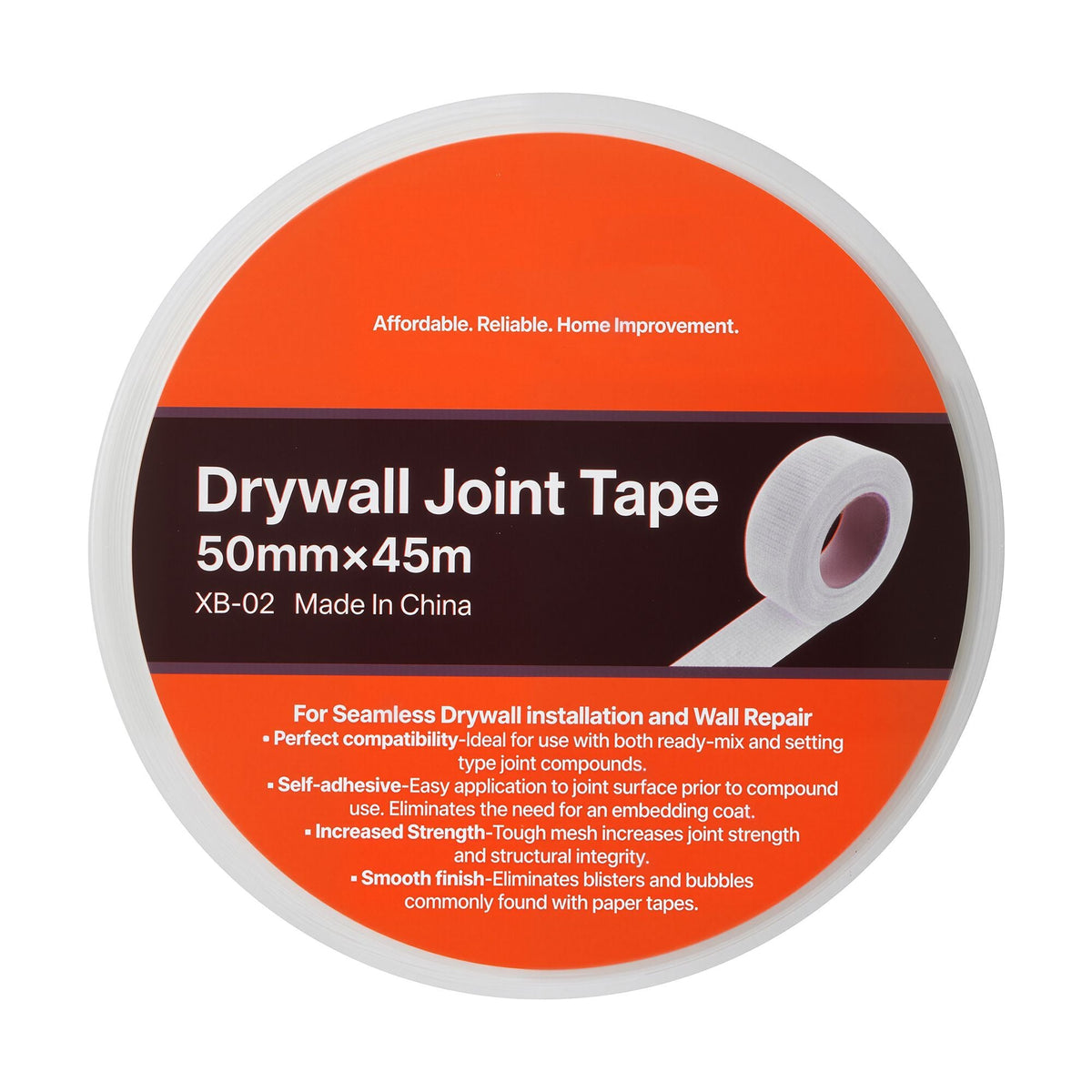 Drywall Mesh Tape, 1.97 inch W x 147.64 ft L Self-Adhesive Fiberglass Drywall Joint Tape, 36 Rolls Dry Wall Patch for Easy Sheetrock Ceiling Crack Repair, to Achieve Smooth Even Wall Surface