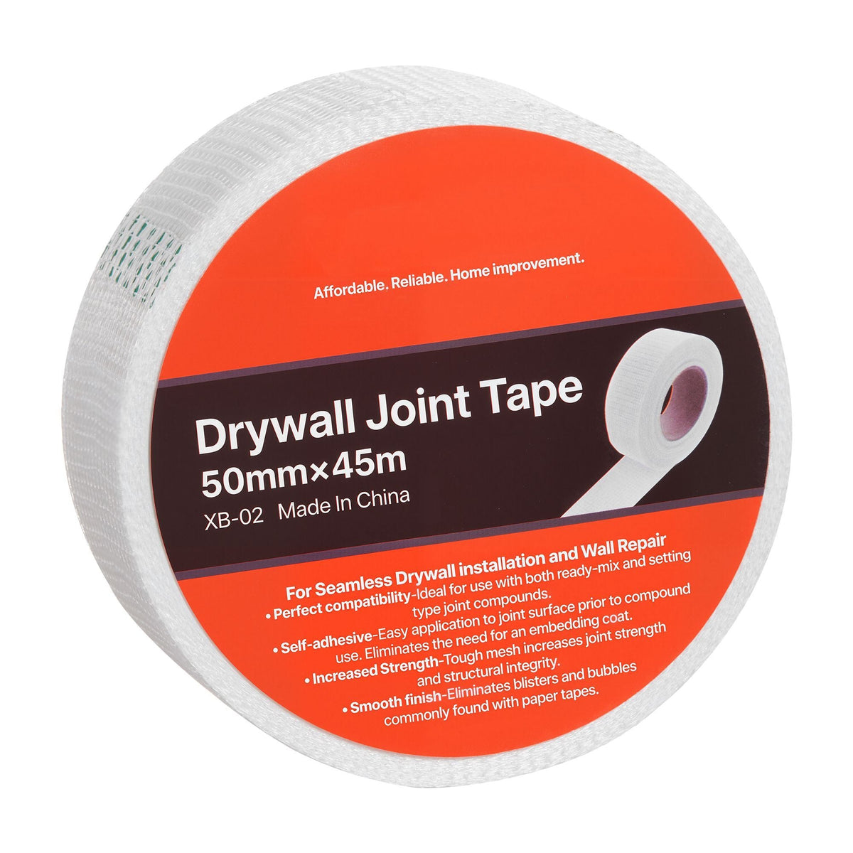 Drywall Mesh Tape, 1.97 inch W x 147.64 ft L Self-Adhesive Fiberglass Drywall Joint Tape, 36 Rolls Dry Wall Patch for Easy Sheetrock Ceiling Crack Repair, to Achieve Smooth Even Wall Surface