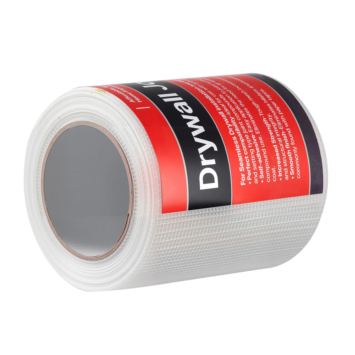 Drywall Mesh Tape, 5.91 inch W x 98.43 ft L Self-Adhesive Fiberglass Drywall Joint Tape, 12 Rolls Dry Wall Patch for Easy Sheetrock Ceiling Crack Repair, to Achieve Smooth Even Wall Surface