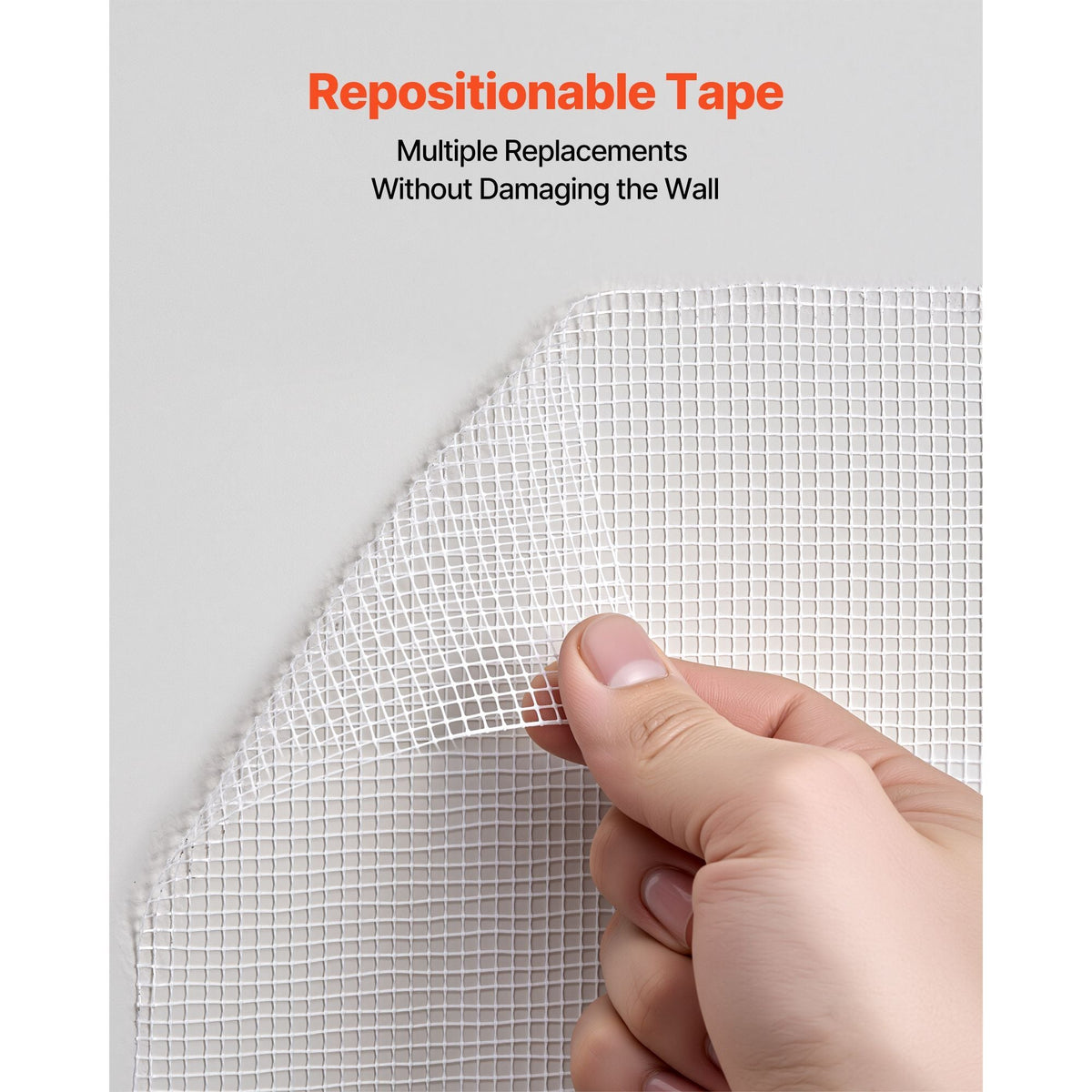 Drywall Mesh Tape, 5.91 inch W x 98.43 ft L Self-Adhesive Fiberglass Drywall Joint Tape, 12 Rolls Dry Wall Patch for Easy Sheetrock Ceiling Crack Repair, to Achieve Smooth Even Wall Surface