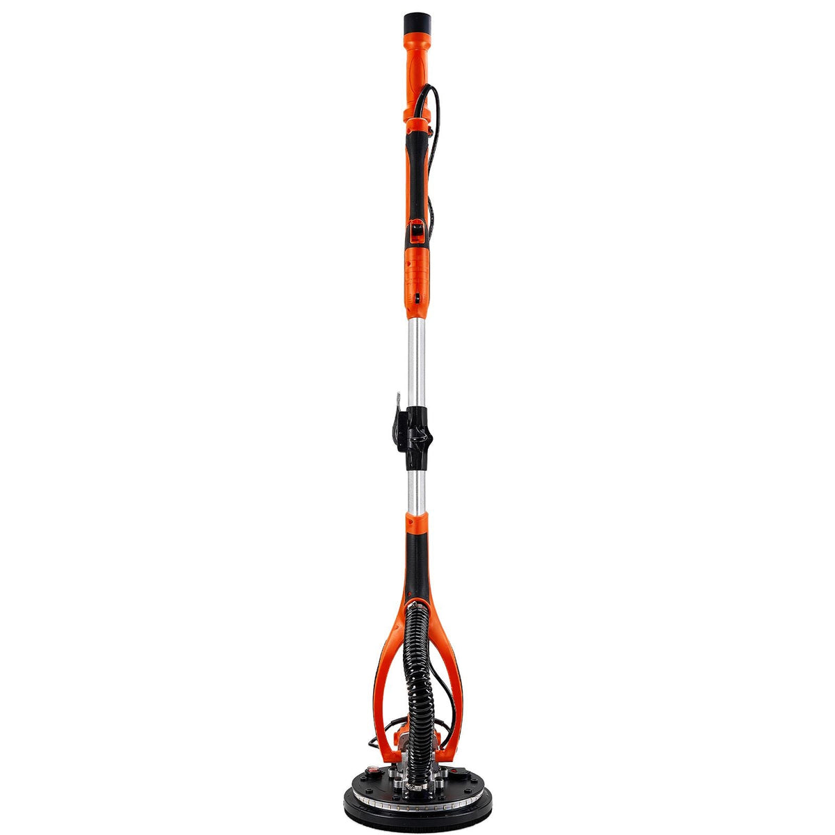 Drywall Sander, 850W Electric Drywall Sander, Popcorn Ceiling Removal Tool with 5 Variable Speed 800-1700 RPM, Double-Deck LED Light, Foldable & Extendable Handle, 15 Sanding Discs, Dust Hose