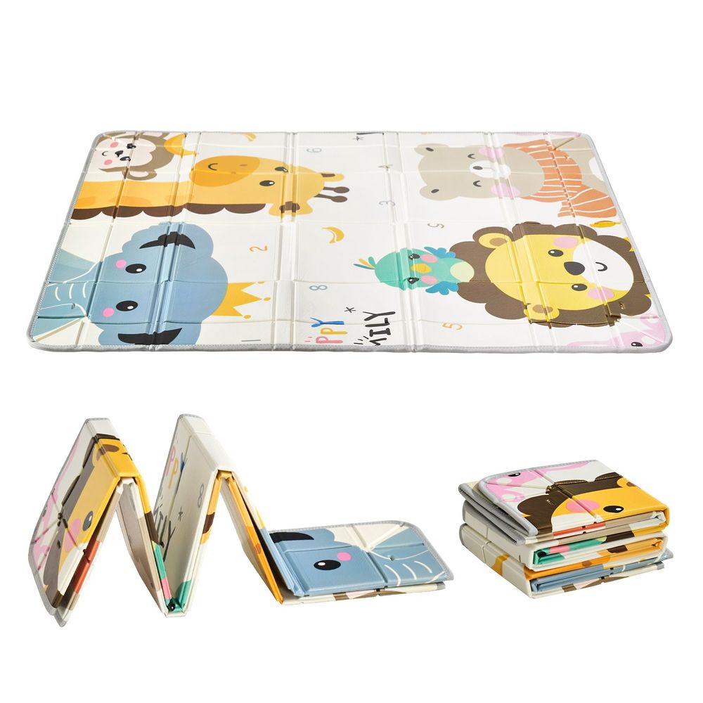59"x71" Baby Play Mat Kids Crawling Soft Activity Floor Playmat 2 Side