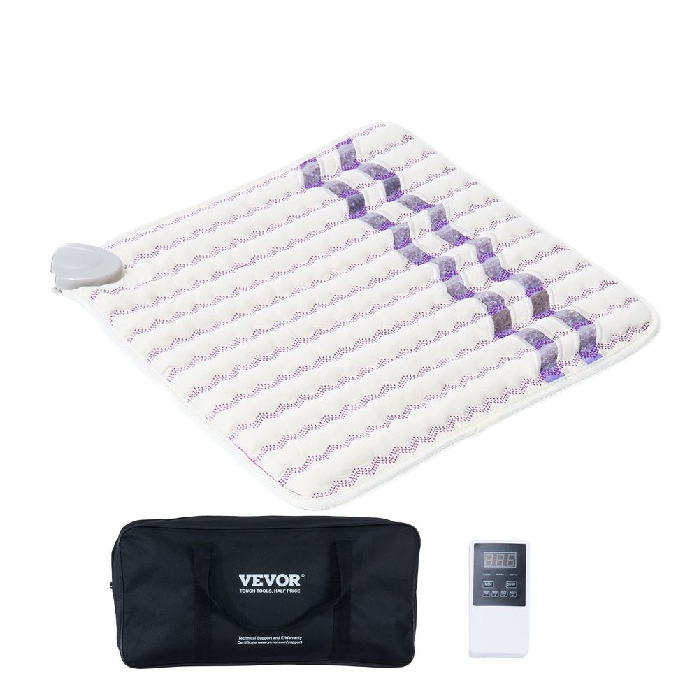 Far Infrared Heating Pad Amethyst Gemstones Heating Mat with Negative Ions