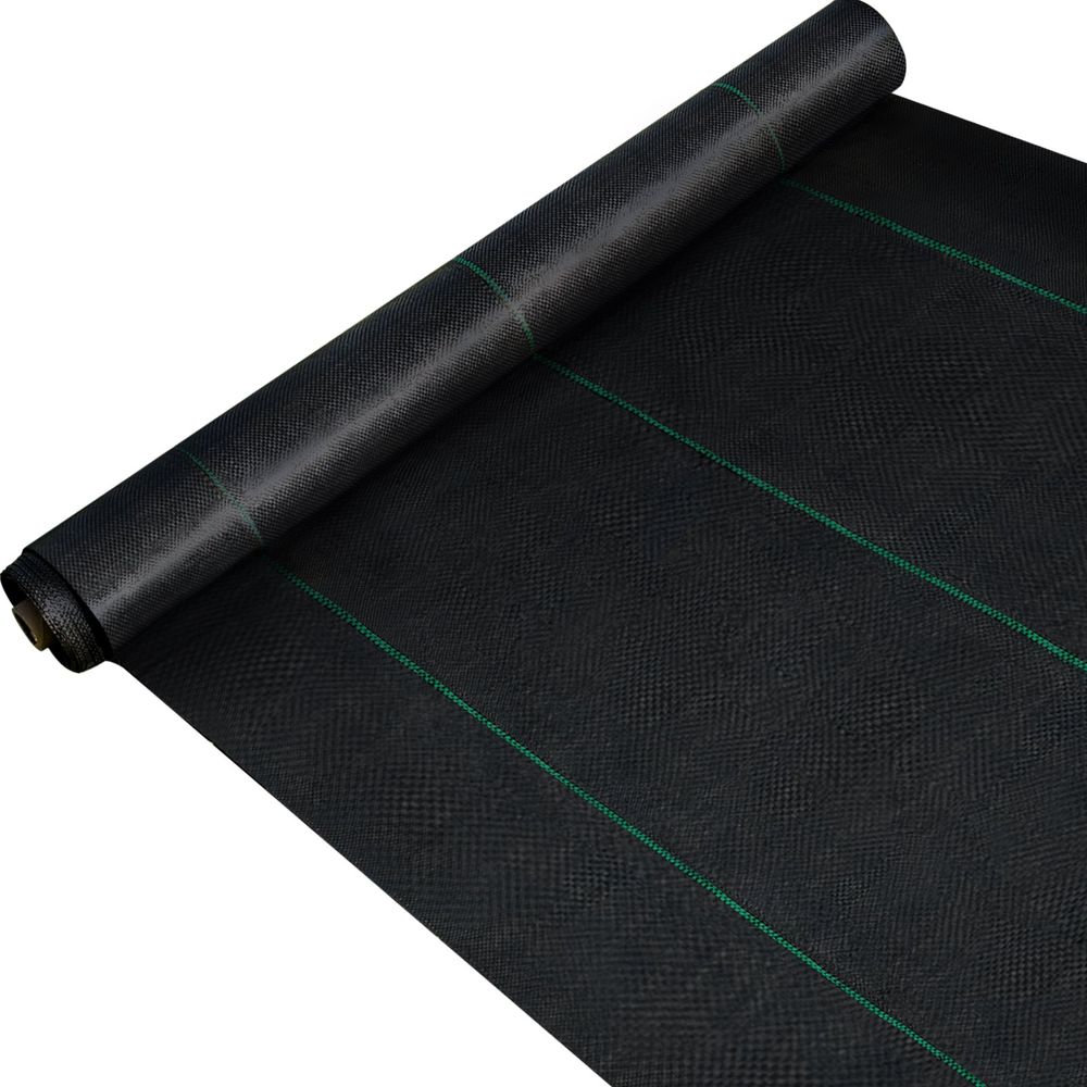 3FTx300FT Premium Weed Barrier Fabric Heavy Duty 3.2OZ, Woven Weed Control Fabric, High Permeability Good for Flower Bed, Geotextile Fabric for Underlayment, Polyethylene Ground Cover
