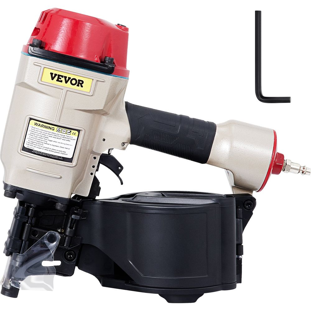 Coil Siding Nailer CN70, 1-3/4-inch to 2-3/4-inch 15 Degree Pneumatic Siding Nail Gun for Siding Sheathing Wooding Fencing Decking