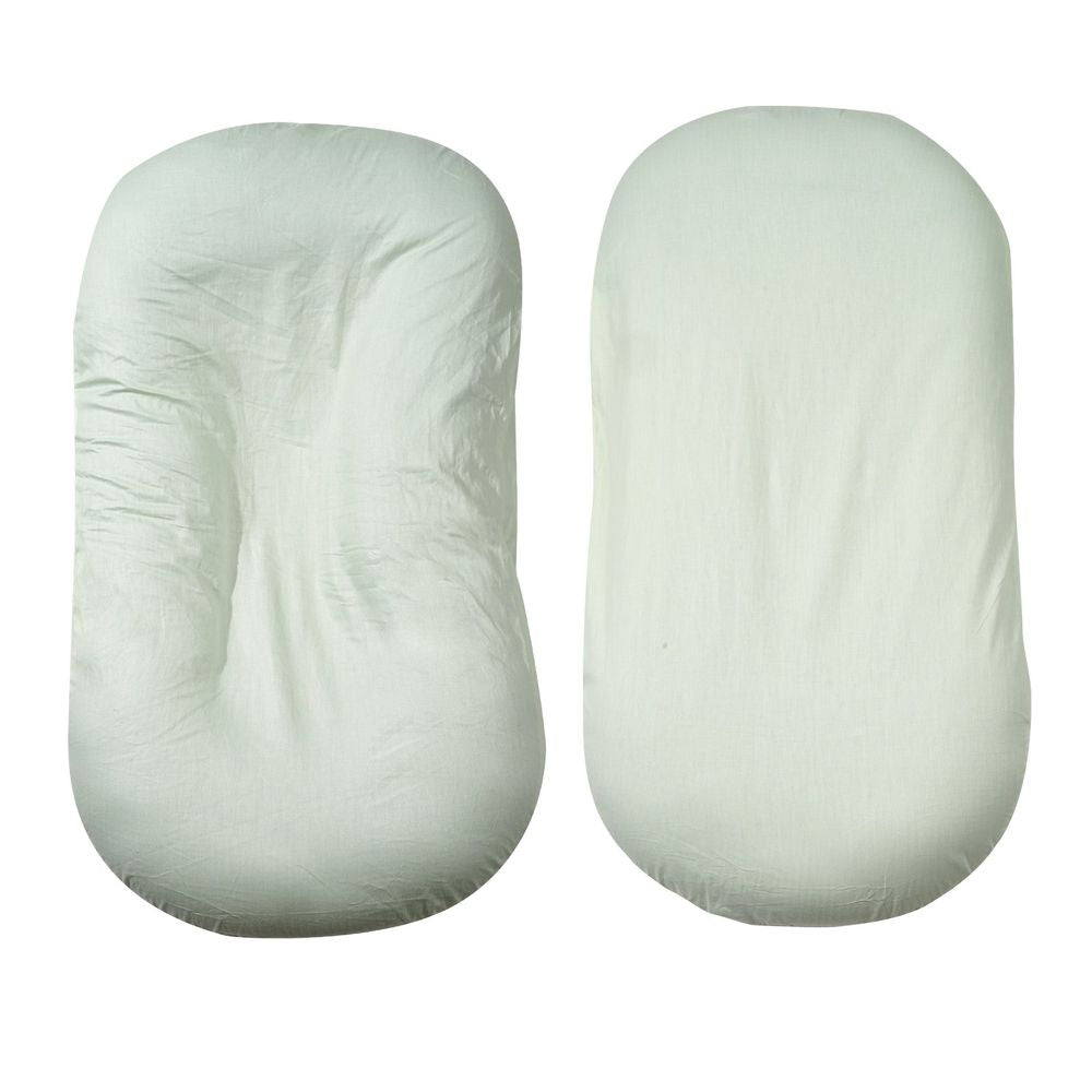 Baby Infant Lounger 100% Cotton Soft Newborn Nest Sleeper with 2 Covers