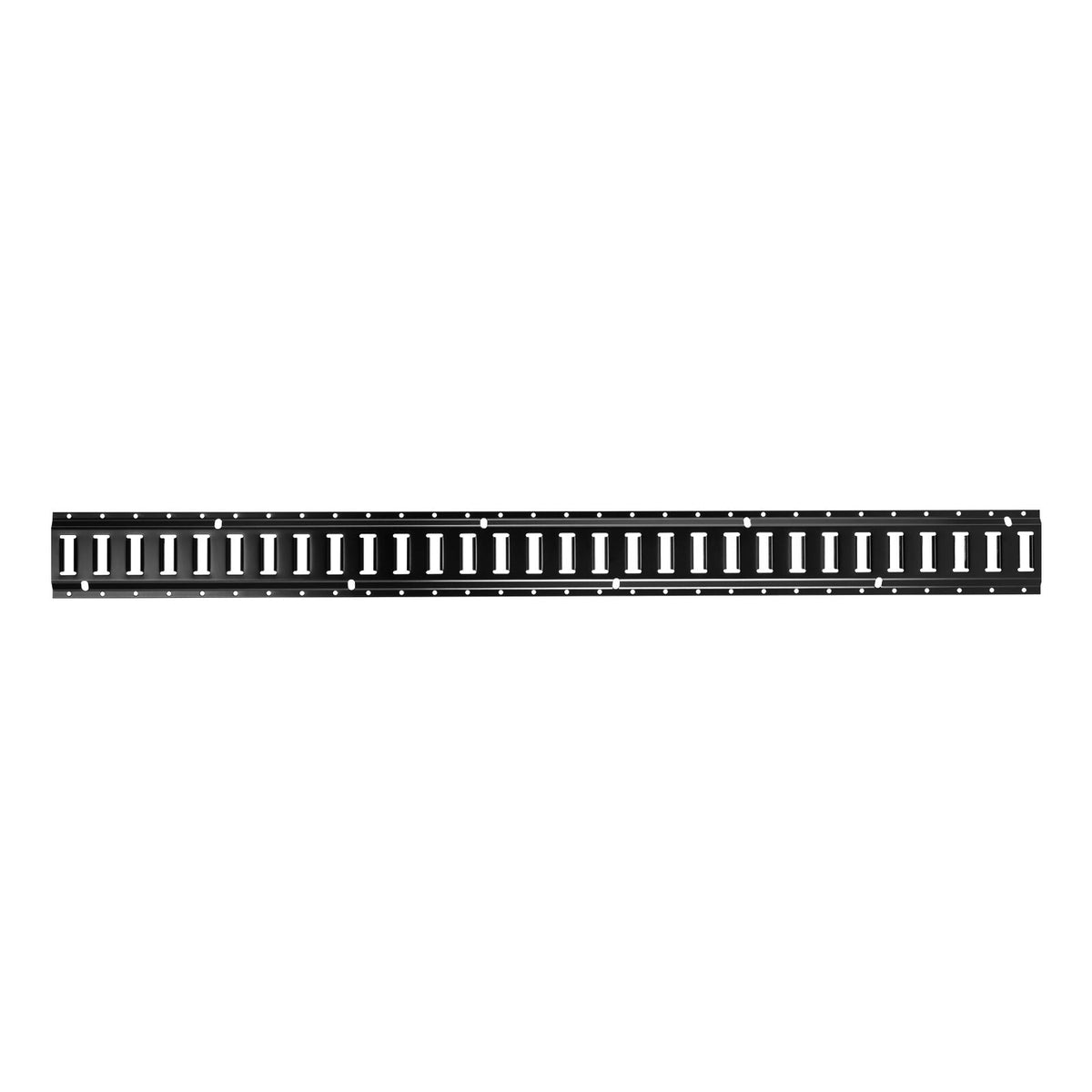 E-Track Tie-Down Rail Kit, 6 Pack 5 ft E Track Rails, 26 Pcs Includes 2 Ratchet Straps & 6 O-Rings & 6 Tie-Offs with D-Ring & 12 End Caps, Fit for Garages Vans Trailers Motorcycles