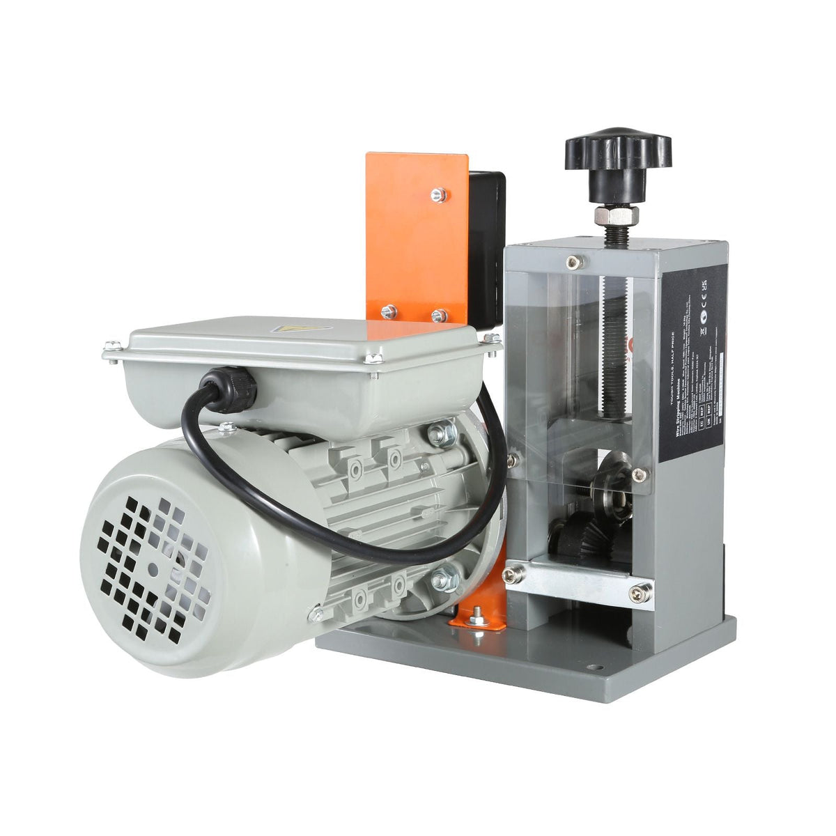Electric Cable Stripping Tool, 0.06''-1.18'' Motorized Wire Stripper, 180 W, 60 ft/min, with Clear Depth Gauge, Ideal for Scrap Copper Recycling