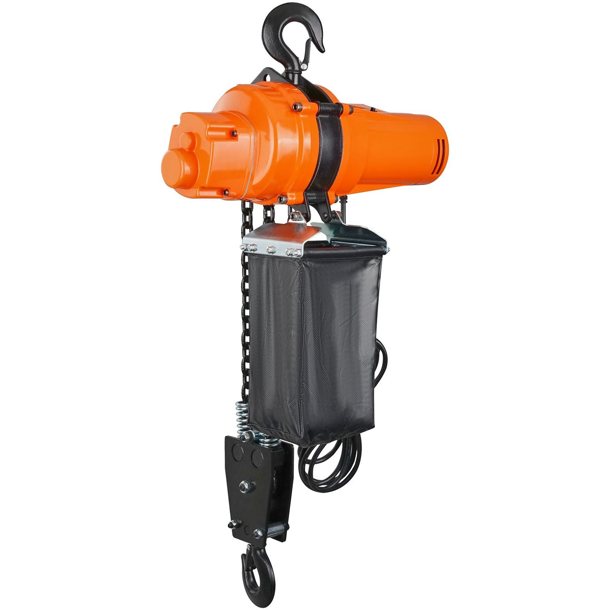 Electric Chain Hoist, 2200 lbs Load Capacity, 10 ft Lifting Height, 6.9 ft/min Speed, 120V, Single Phase Overhead Crane with Chain, 10 ft Wired Remote Control for Garage, Shop, Hotel, and Home