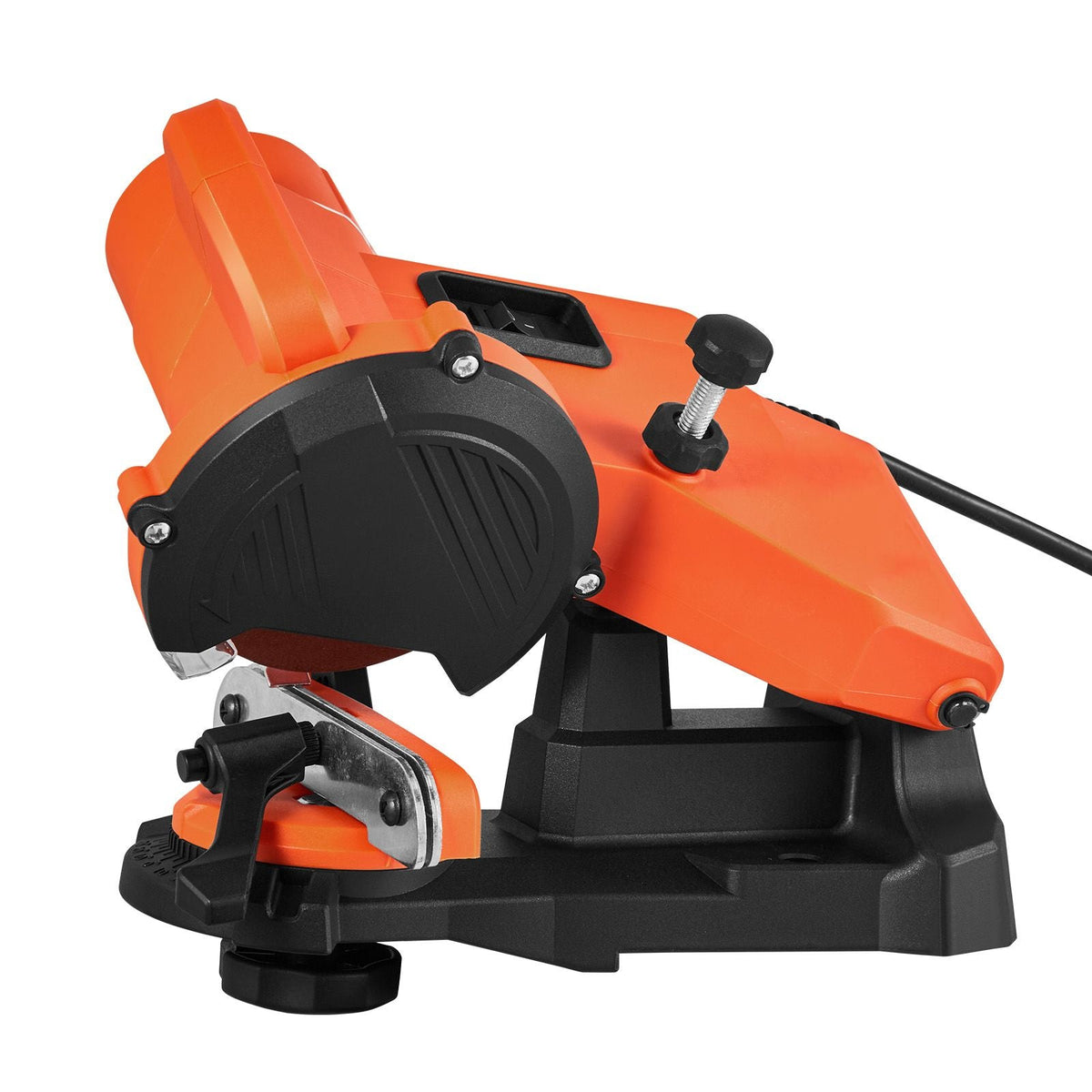 Electric Chainsaw Sharpener, 85W Bench Saw Chain Sharpener 5000RPM, Professional Chainsaw Sharpening Tool with 2 Grinding Wheels for Woodworking, Logging, Gardening
