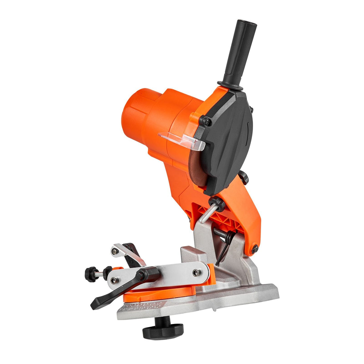 Electric Chainsaw Sharpener, 85W Bench Saw Chain Sharpener 5000RPM, Professional Chainsaw Sharpening Tool with 2 Grinding Wheels & LED Light for Woodworking, Logging, Gardening