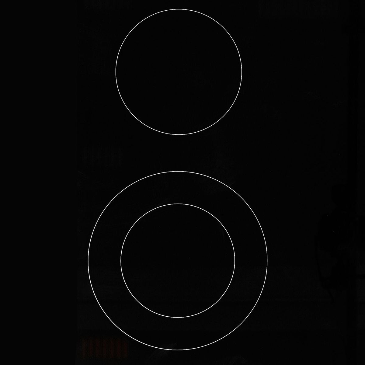 Electric Cooktop, 30 inch 4 Burners Built-in Electric Stove Top, 7200W Ceramic Top Radiant Cooktop, with Glass Panel, Knob Control, 11 Heat Levels, 220-240V, Hard Wire (No Plug)