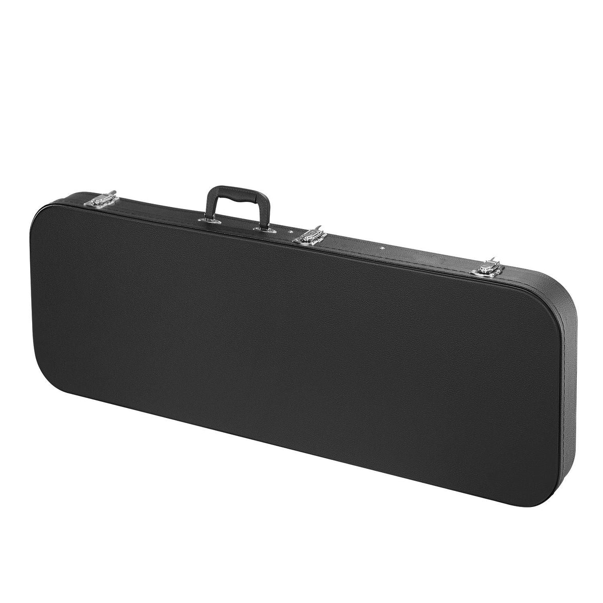 Electric Guitar Hard Case, 43.11 in Rectangular Guitar Hard Case, With Lock Latch Keys Handle, PVC Padding Soft Lining Water-Resistant Hard Shell Guitar Cases, for 39 in Electric Guitars, Black