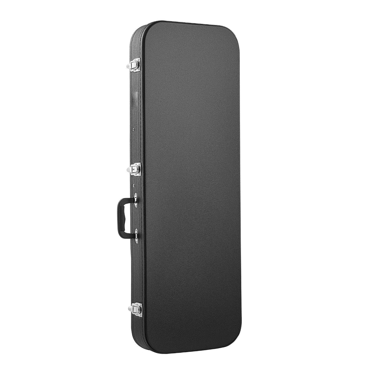 Electric Guitar Hard Case, 43.11 in Rectangular Guitar Hard Case, With Lock Latch Keys Handle, PVC Padding Soft Lining Water-Resistant Hard Shell Guitar Cases, for 39 in Electric Guitars, Black