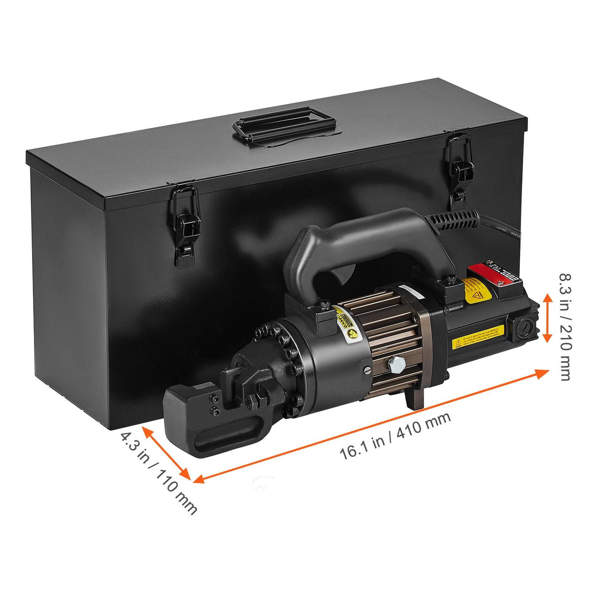 Electric Hydraulic Rebar Cutter, 1000W Portable Rebar Cutter, Cutting up to 3/4 Inch #6 4-20mm Rebar within 2.5 Seconds, High Power Steel Rebar Cutter with Oil Can Rich Accessories,Black RC-20