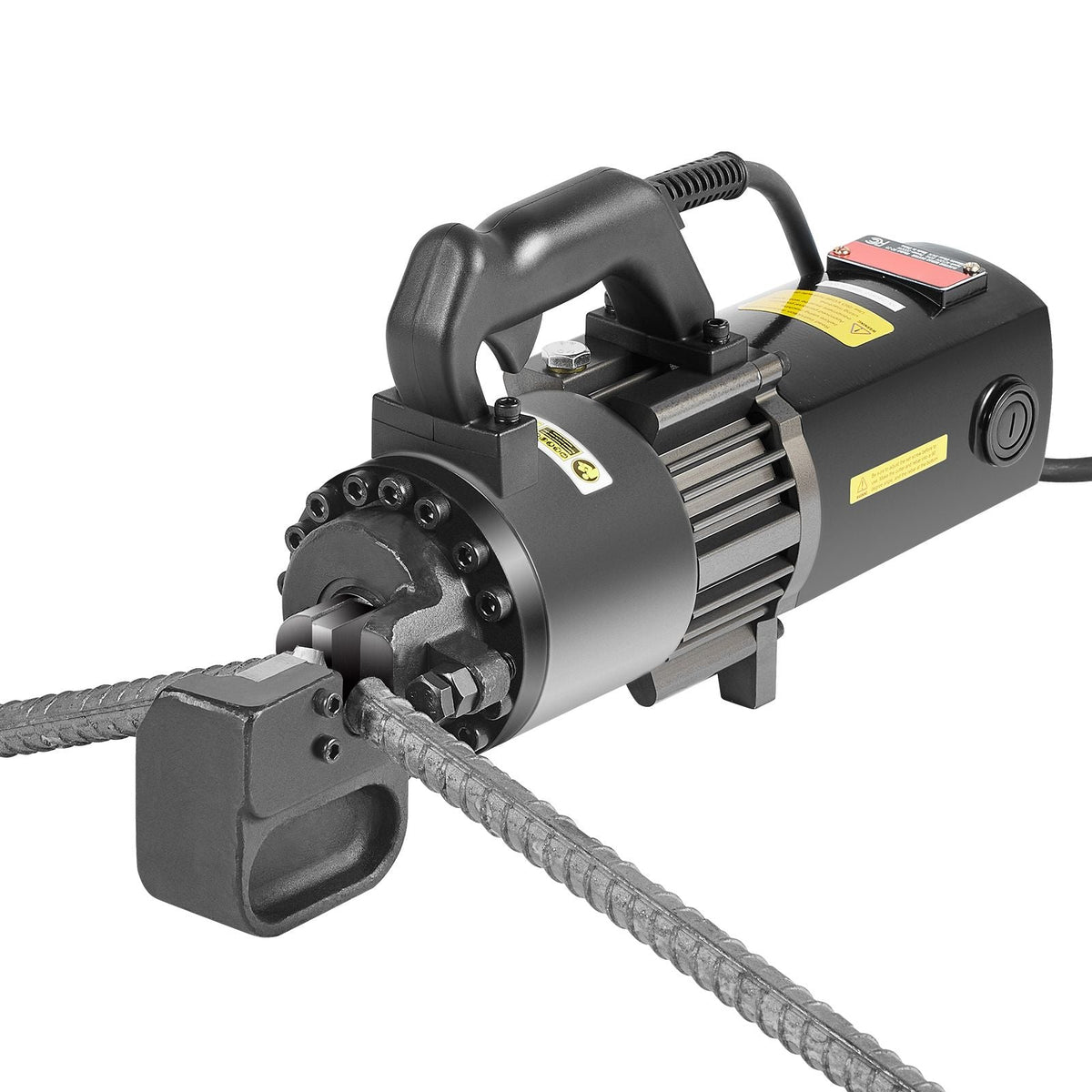 Electric Hydraulic Rebar Cutter, 2000W Portable Rebar Cutter, Cutting up to 1 Inch #8 4-25mm Rebar within 3.5 Seconds, High Power Steel Rebar Cutter with Oil Can Rich Accessories,Black RC-25