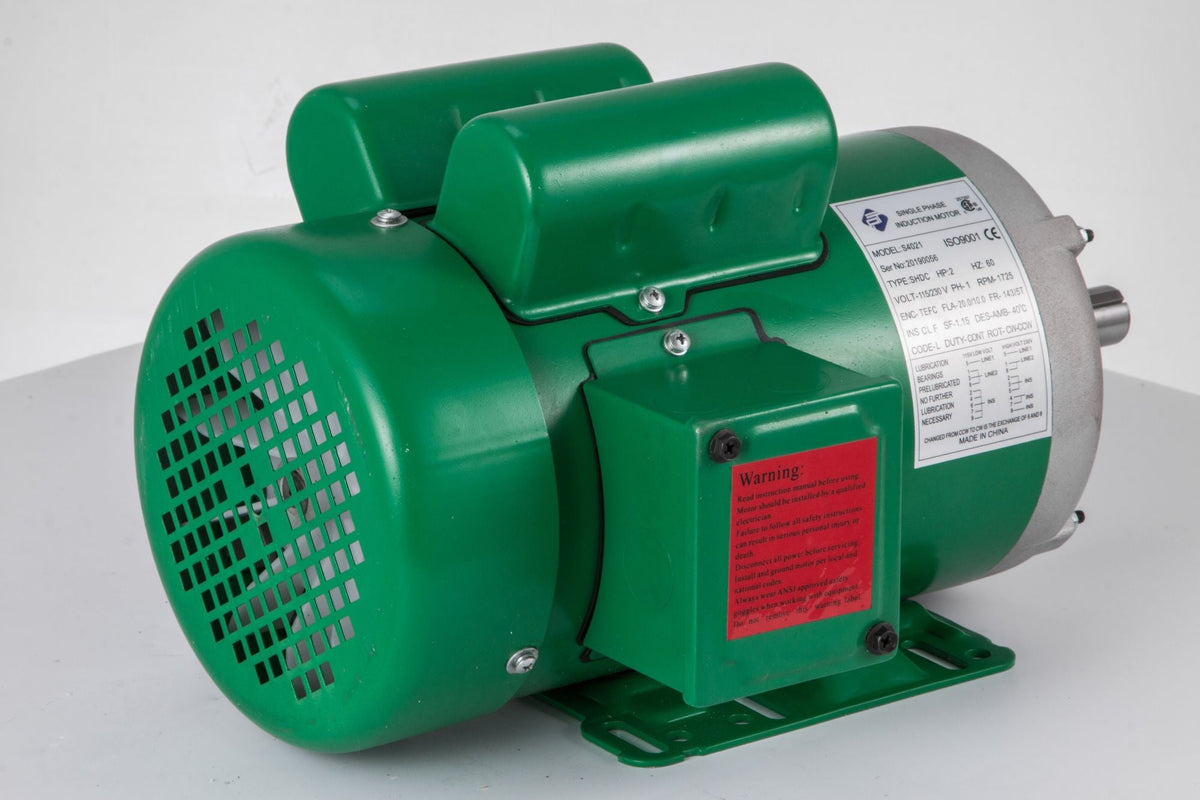 Electric Motor NEMA Farm Duty 2 HP 1725RPM 145T 1PH 7/8" Shaft TEFC 115/230V