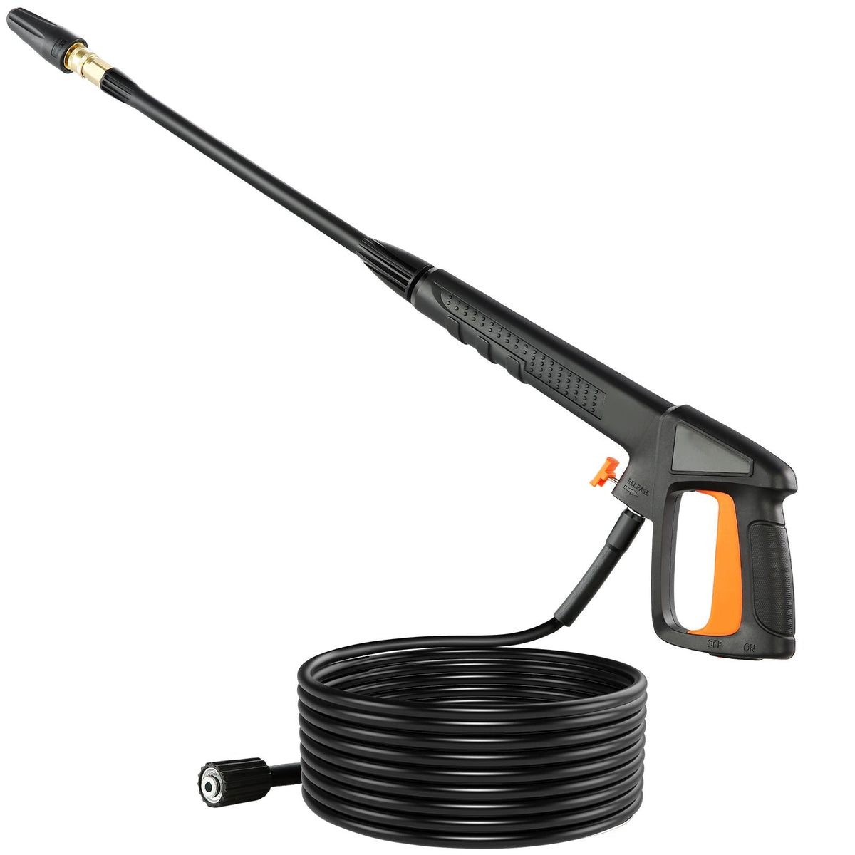 Electric Pressure Washer, 2150-PSI 1.85-GPM, Foam Cannon High-Pressure with 5 Different Nozzle, 20ft Hose/35ft Cord Lightweight Washer, Portable Cleans Cars/Fences/Patios/Furniture/Floor/Window